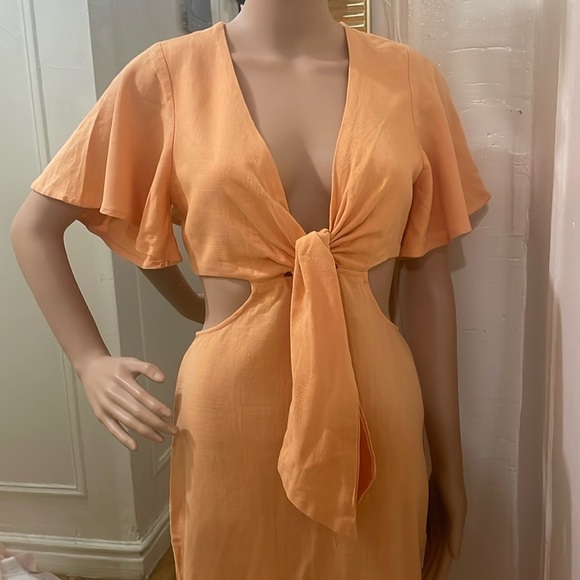 Lulus Orange Dress - Picture 12 of 14